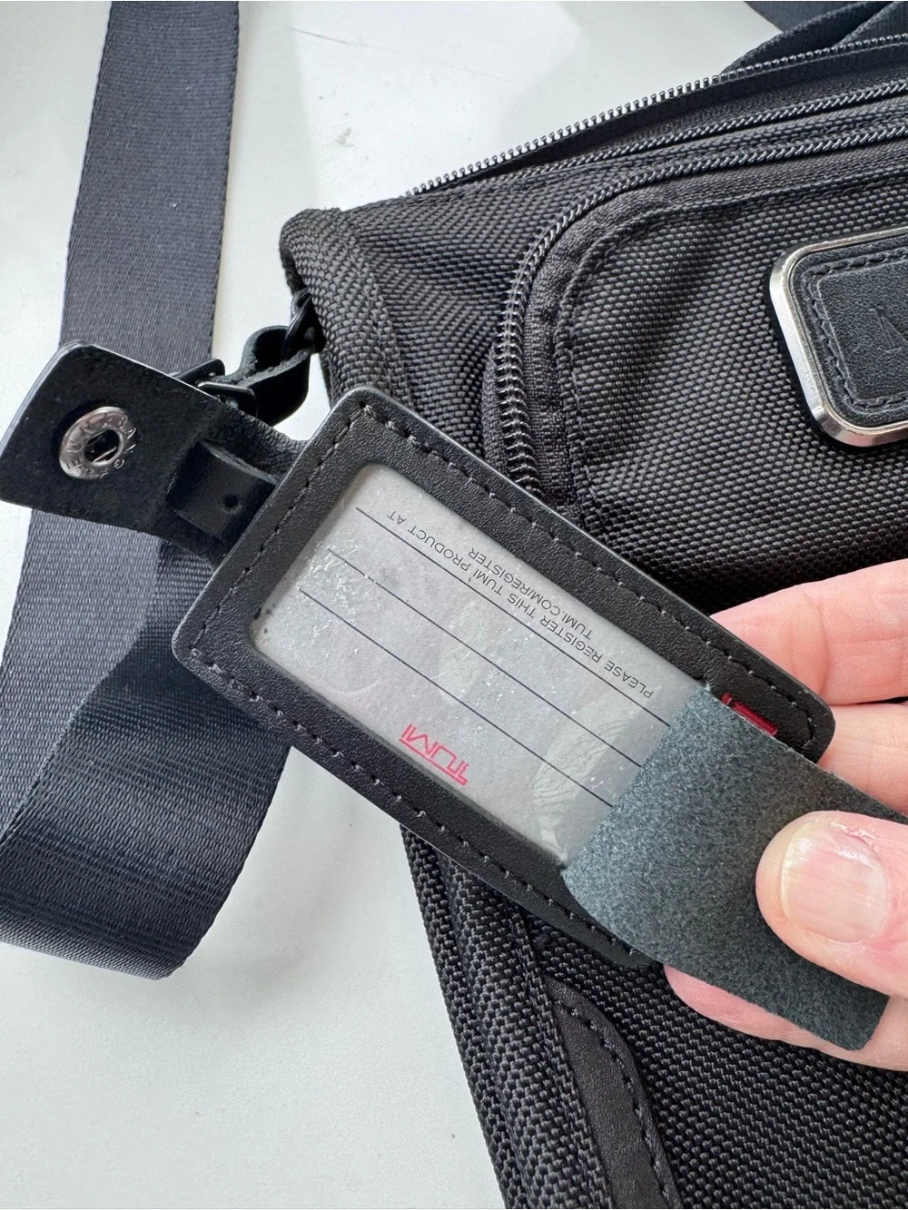 Black Crossbody Men's Travel Bag - Compact Everyday Carry